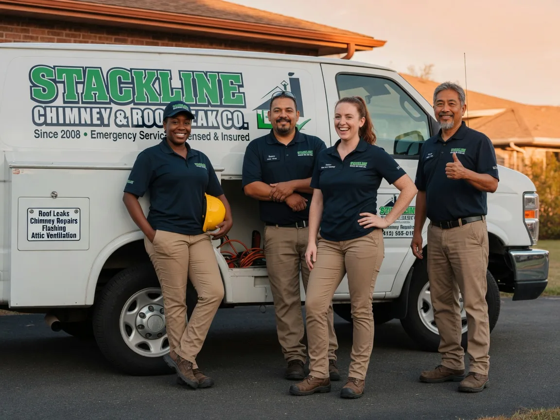 Chimney flashing repair company in Cary, IL